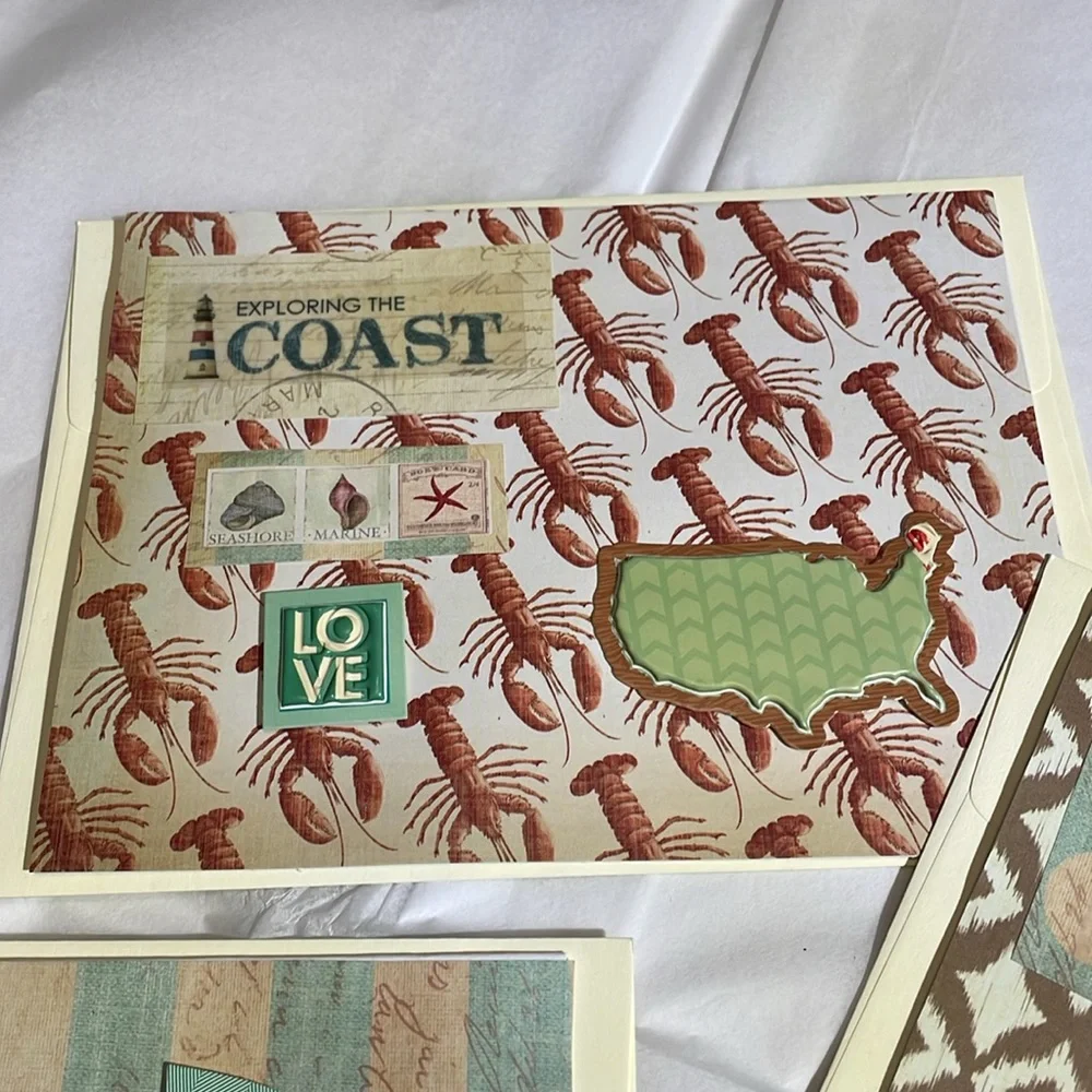 Set of 4 Rhode Island greeting cards